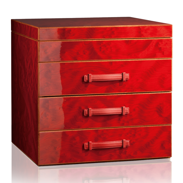 Red Briar & Mahogany 3-Drawer Multigame | Agresti Casino Passion | Eichholtz Miami