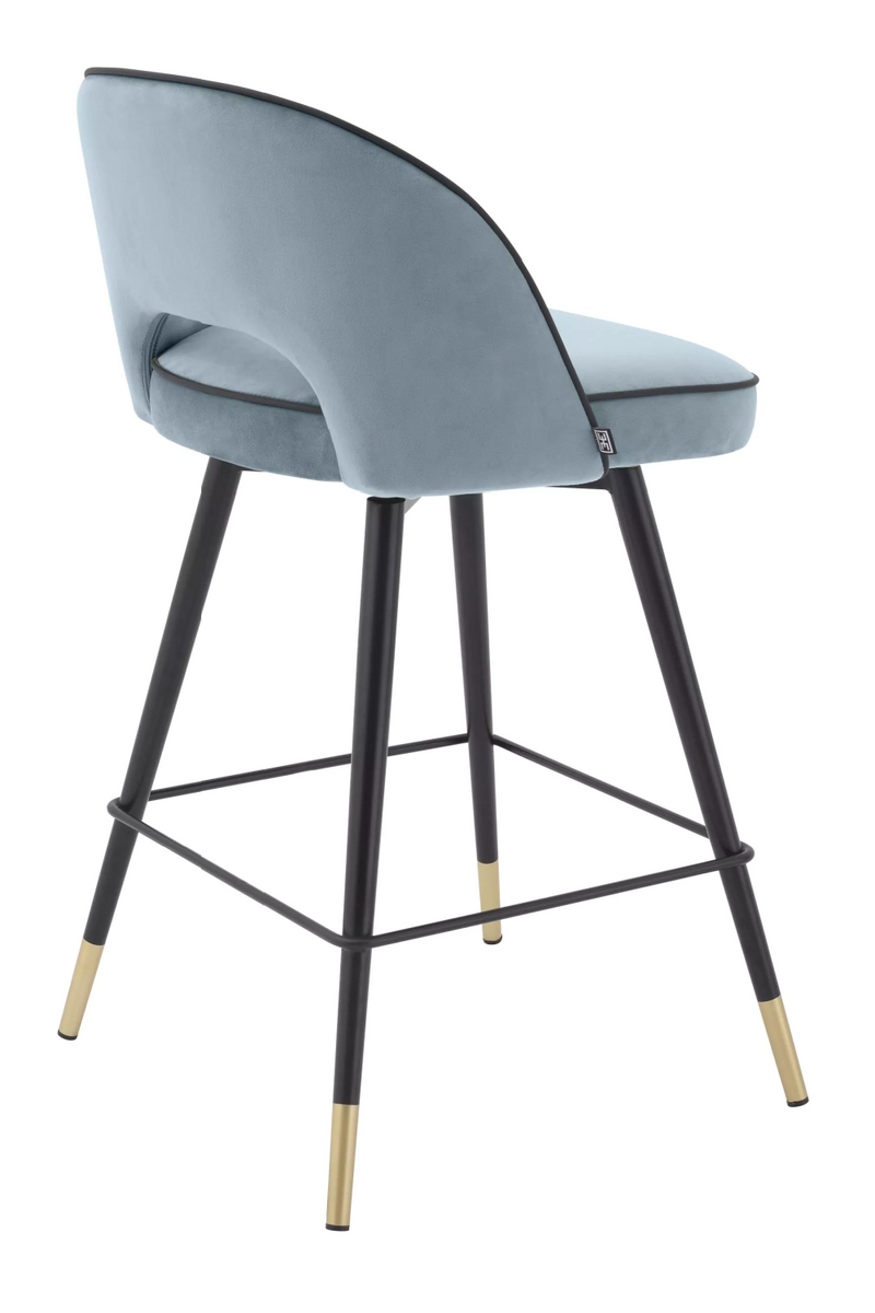 Upholstered Swivel Counter Stool Set (2) | Eichholtz Cliff | OROATRADE.com