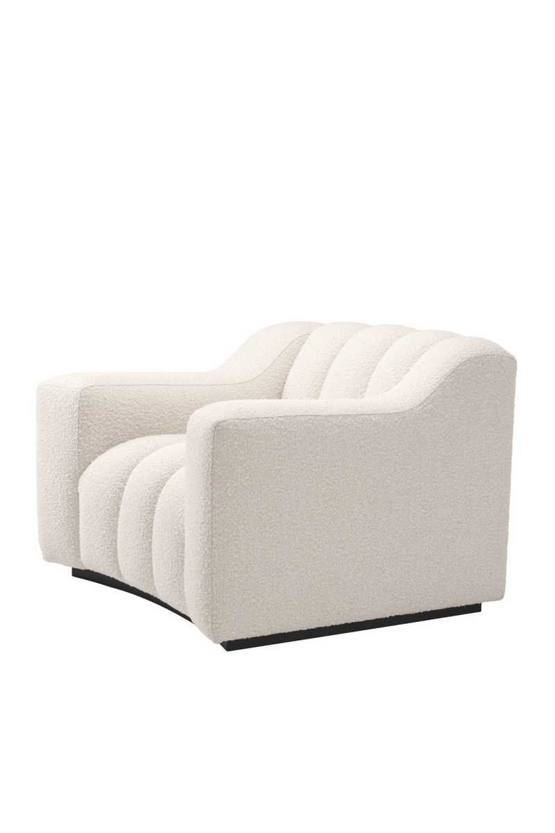 Bouclé Channeled Accent Chair | Eichholtz Kelly | Oroatrade.com