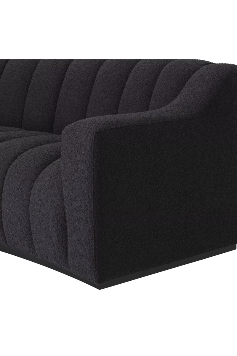 Black Bouclé Sofa | Eichholtz Kelly | Eichholtzmiami.com