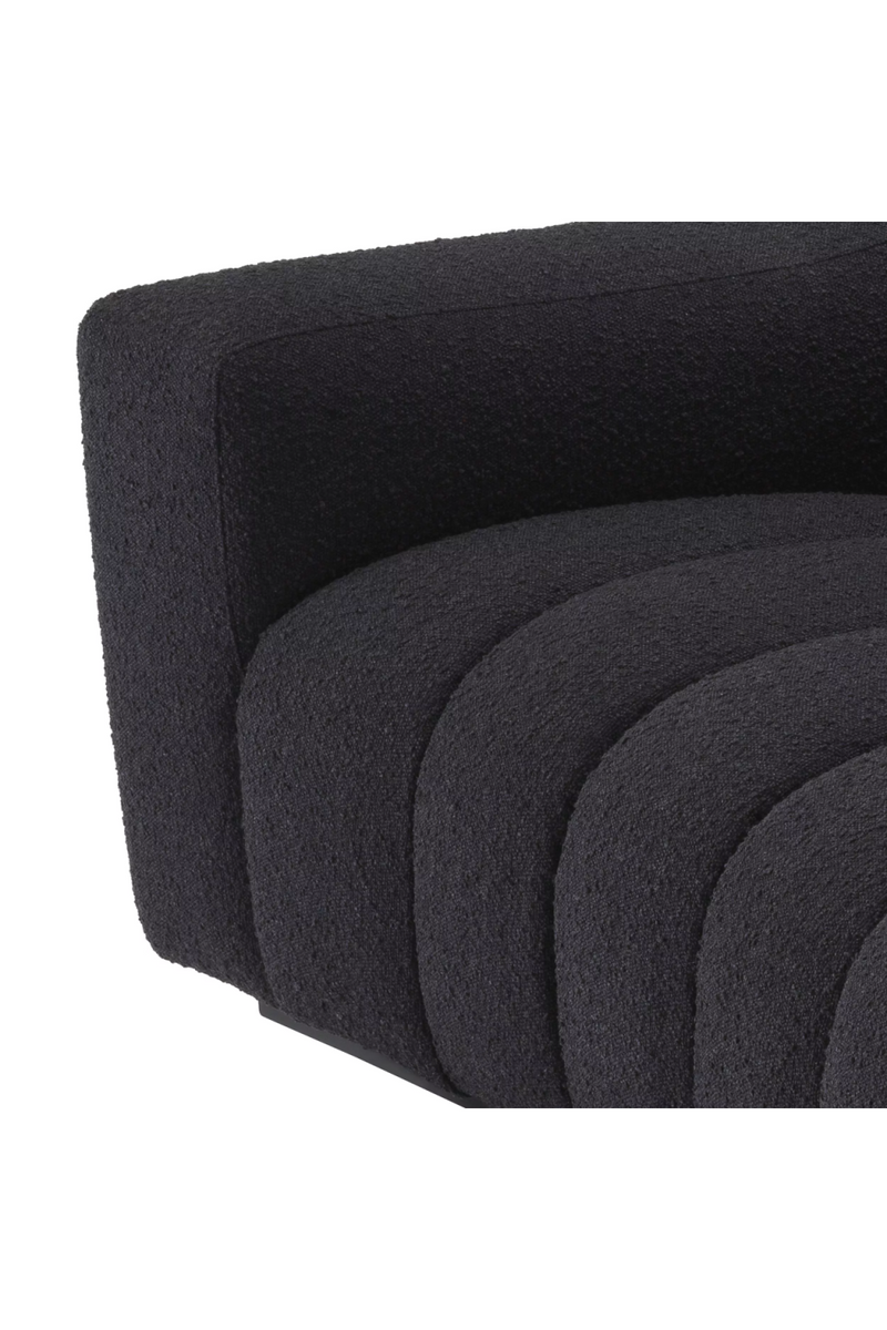 Black Bouclé Sofa | Eichholtz Kelly | Eichholtzmiami.com