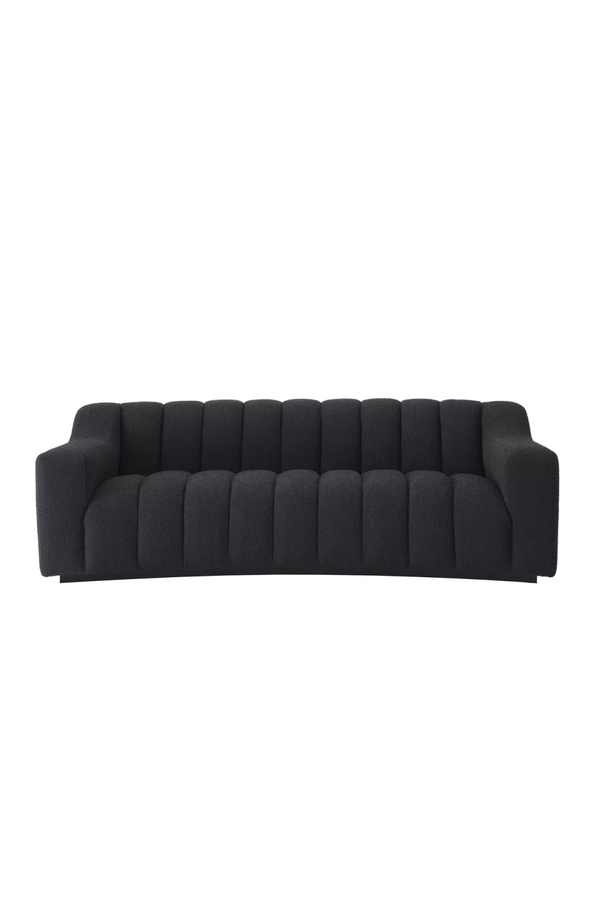 Black Bouclé Sofa | Eichholtz Kelly | Eichholtzmiami.com