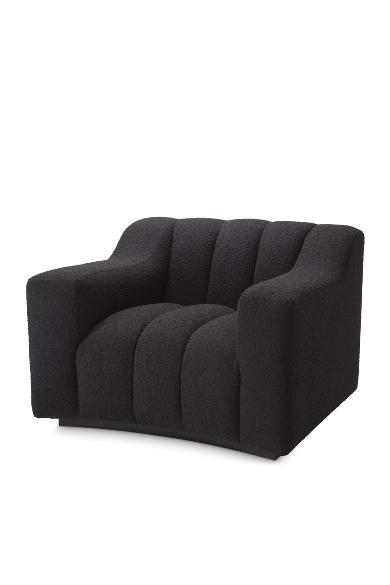 Bouclé Channeled Accent Chair | Eichholtz Kelly | Oroatrade.com