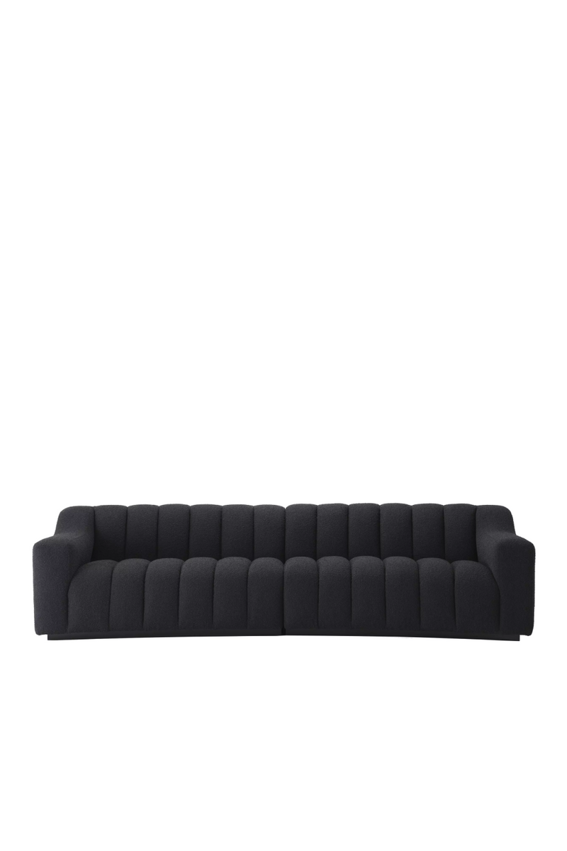 Black Bouclé Sofa | Eichholtz Kelly | Eichholtzmiami.com