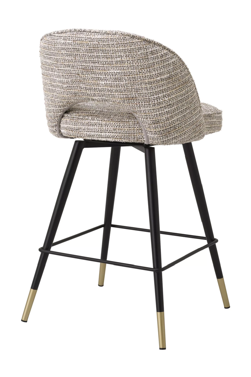 Upholstered Swivel Counter Stool Set (2) | Eichholtz Cliff | OROATRADE.com