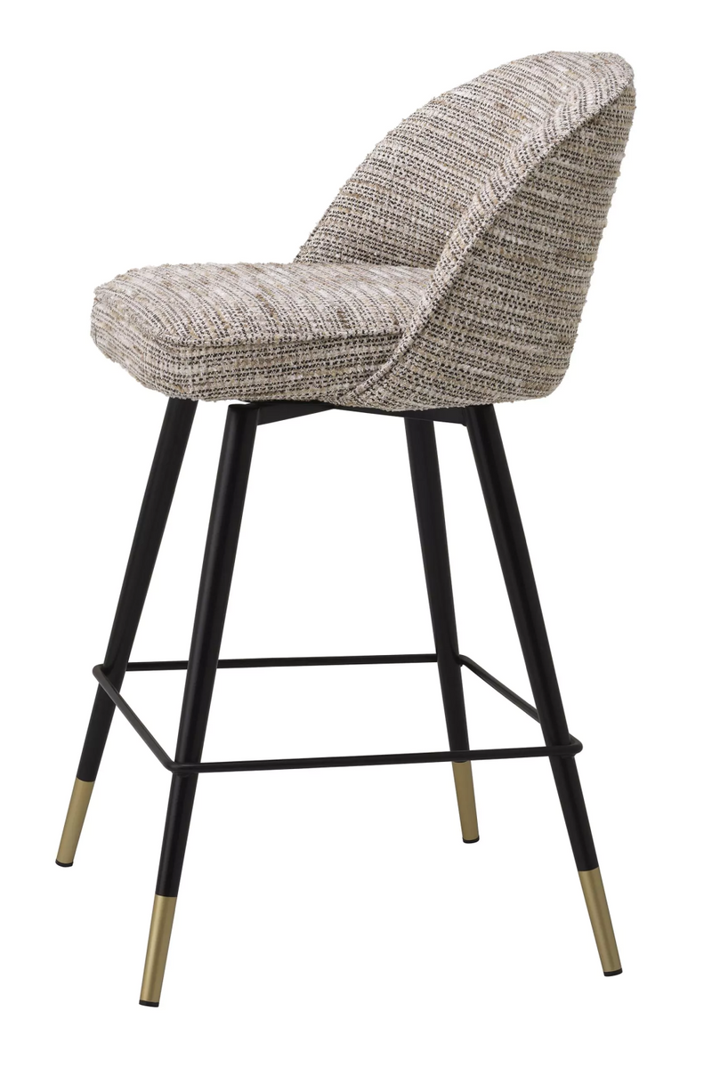 Upholstered Swivel Counter Stool Set (2) | Eichholtz Cliff | OROATRADE.com