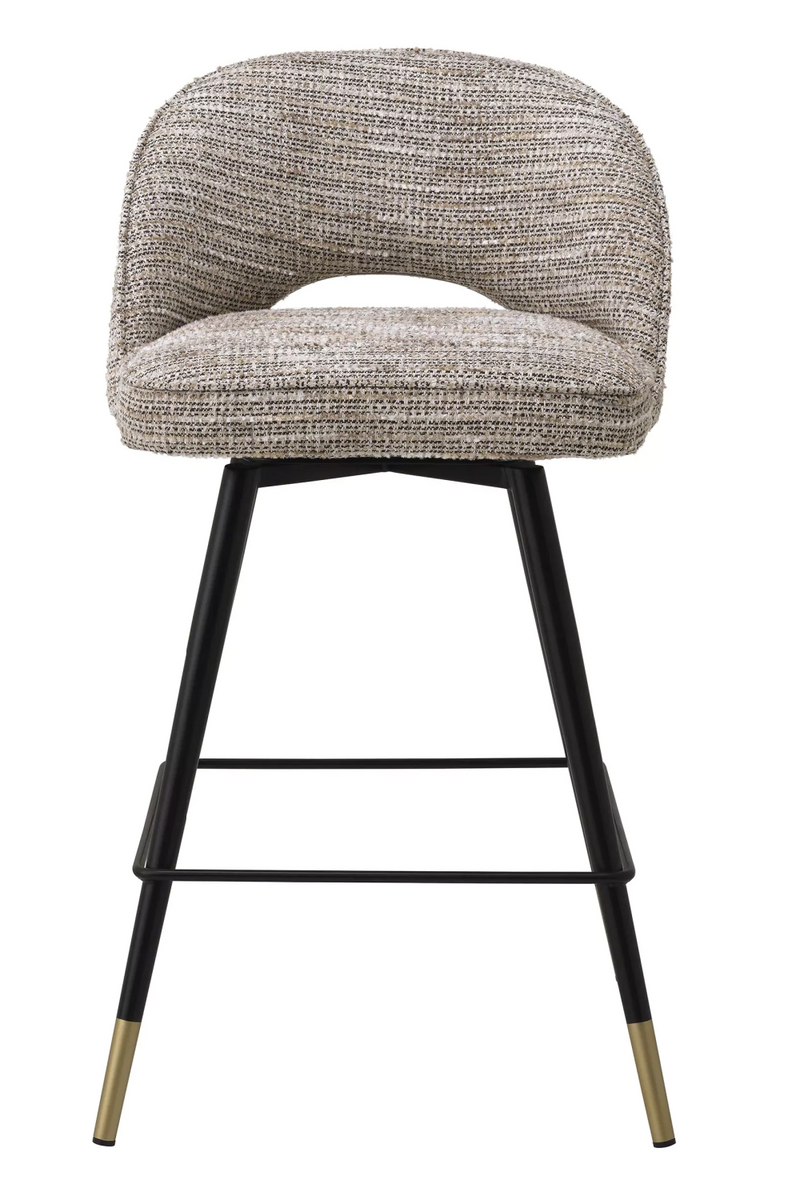 Upholstered Swivel Counter Stool Set (2) | Eichholtz Cliff | OROATRADE.com