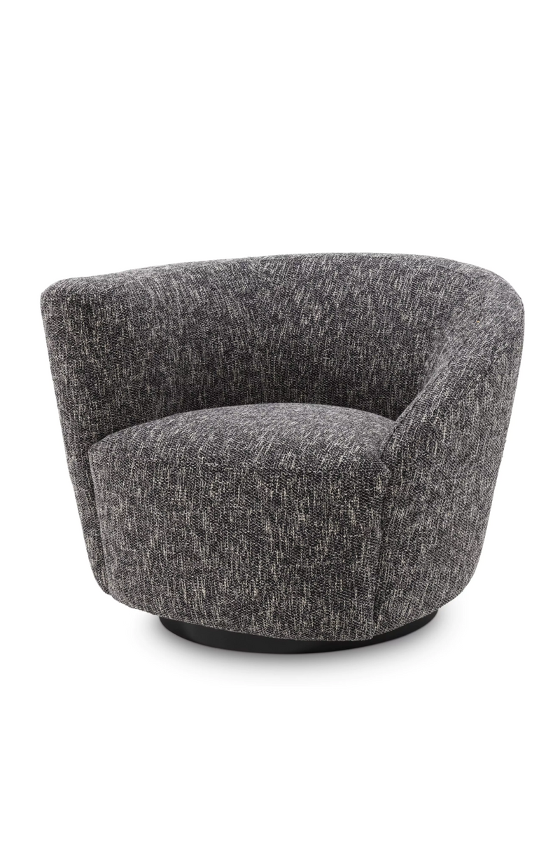 Black Asymmetrical Swivel Chair | Eichholtz Colin | Eichholtzmiami.com