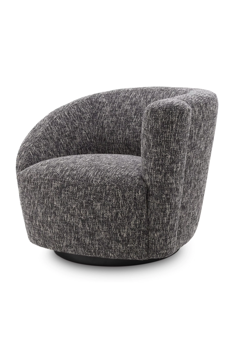 Black Asymmetrical Swivel Chair | Eichholtz Colin | Eichholtzmiami.com