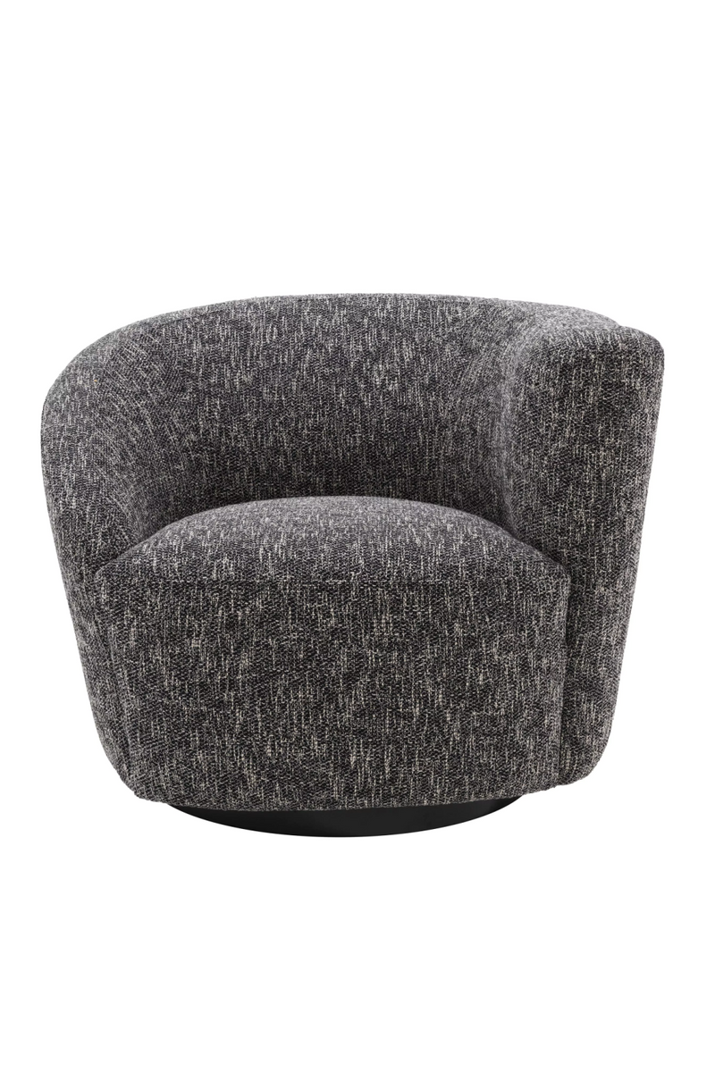 Black Asymmetrical Swivel Chair | Eichholtz Colin | Eichholtzmiami.com