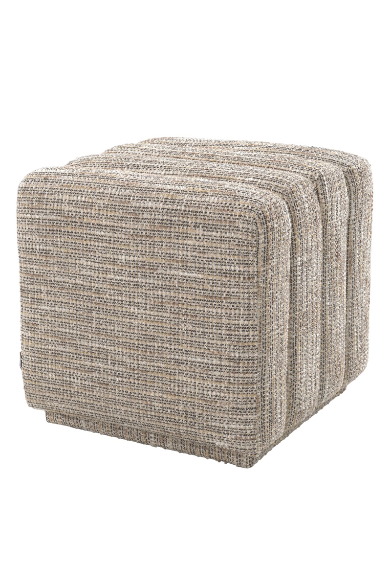 Square Channel Stitched Stool | Eichholtz Bente | Eichholtzmiami.com