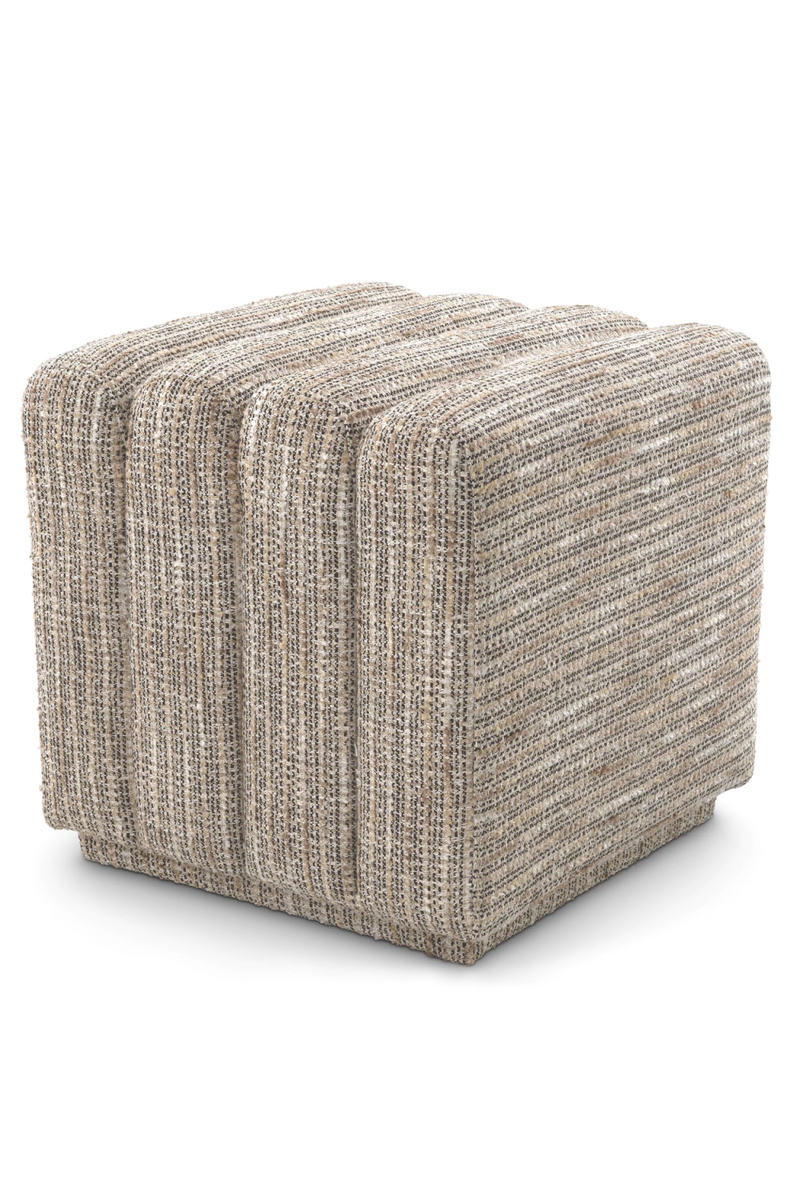 Square Channel Stitched Stool | Eichholtz Bente | Eichholtzmiami.com