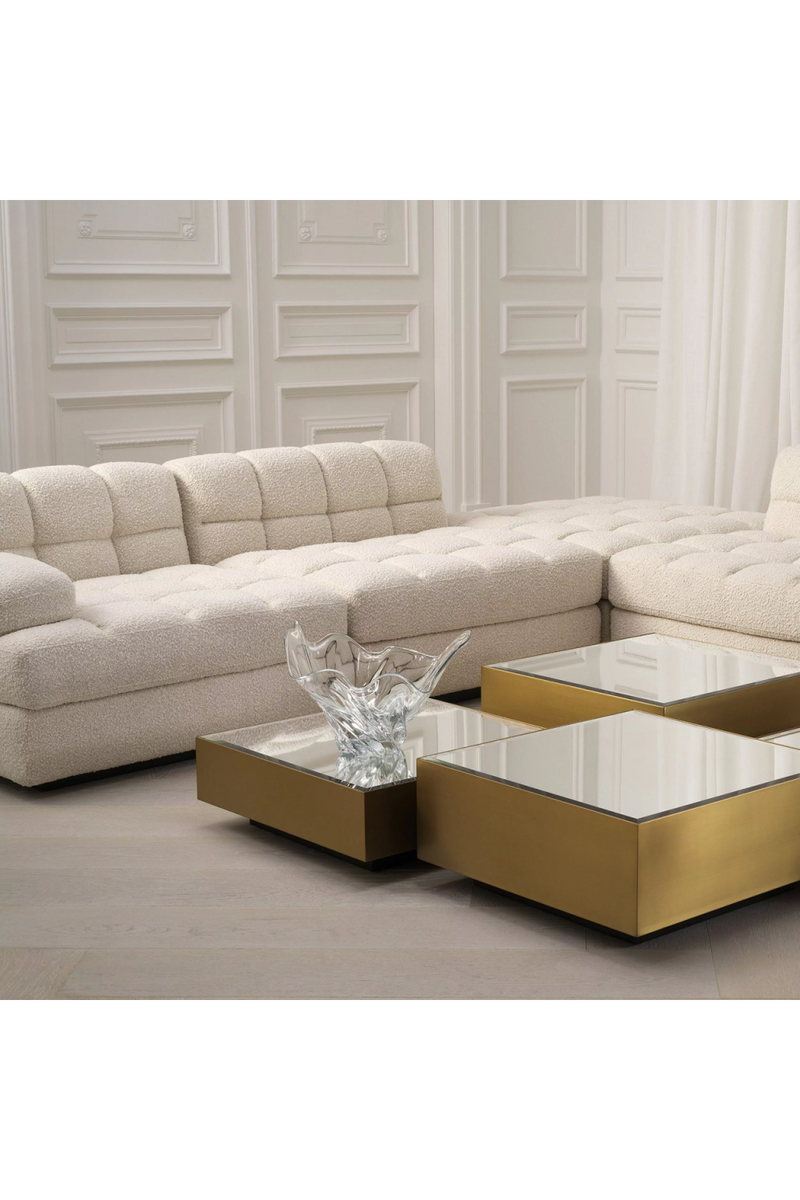 Cream Bouclé Modern Sofa | Eichholtz Dean | Eichholtzmiami.com