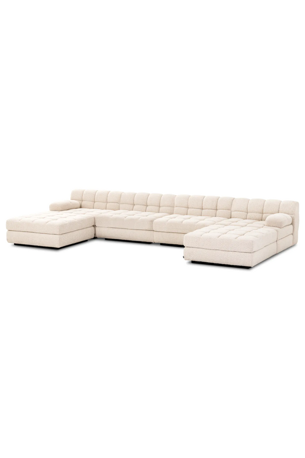 Cream Bouclé Modern Sofa | Eichholtz Dean | Eichholtzmiami.com