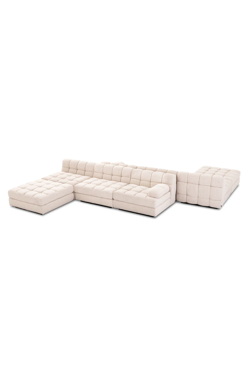 Cream Bouclé Modern Sofa | Eichholtz Dean | Eichholtzmiami.com