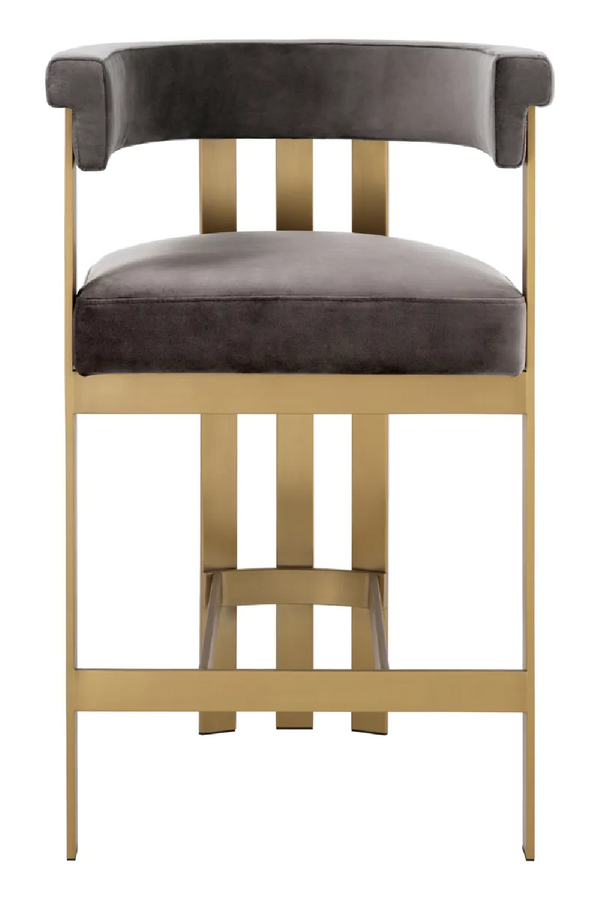 Modern Curved Counter Stool | Eichholtz Clubhouse | Eichholtzmiami.com