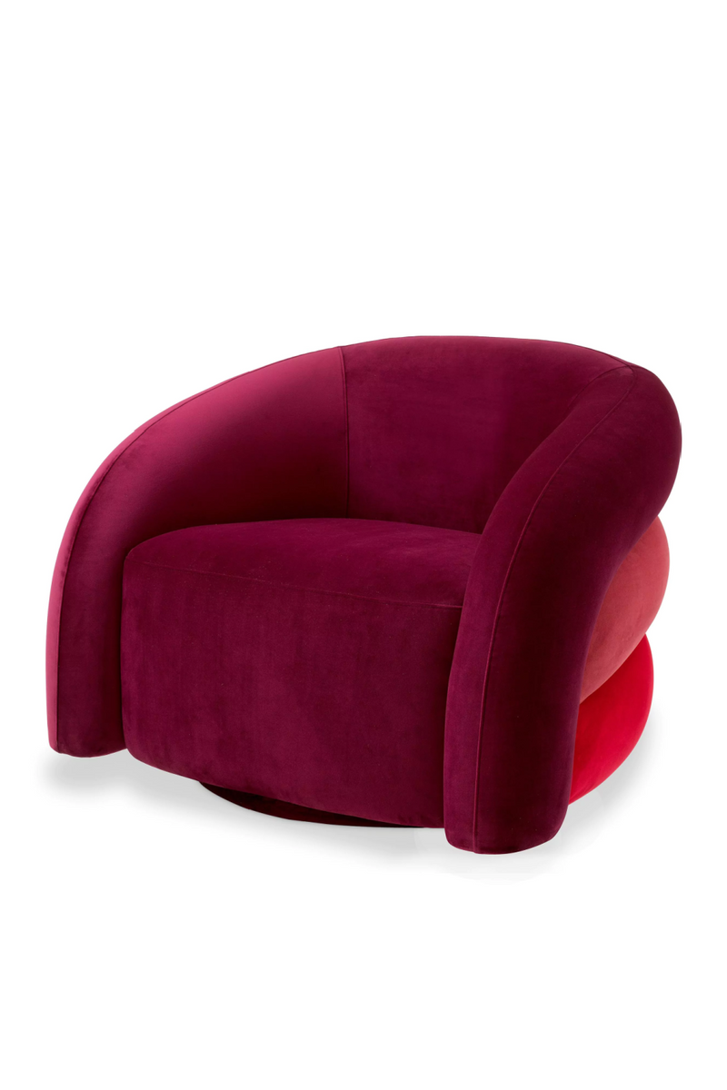 Curved Modern Swivel Armchair | Eichholtz Novelle | Eichholtzmiami.com