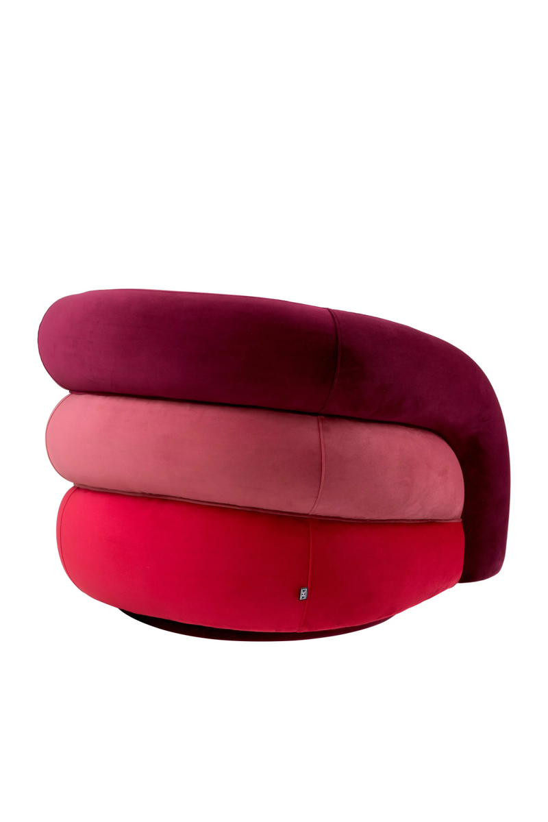 Curved Modern Swivel Armchair | Eichholtz Novelle | Eichholtzmiami.com