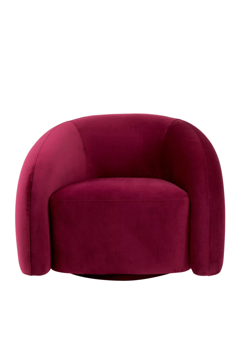 Curved Modern Swivel Armchair | Eichholtz Novelle | Eichholtzmiami.com