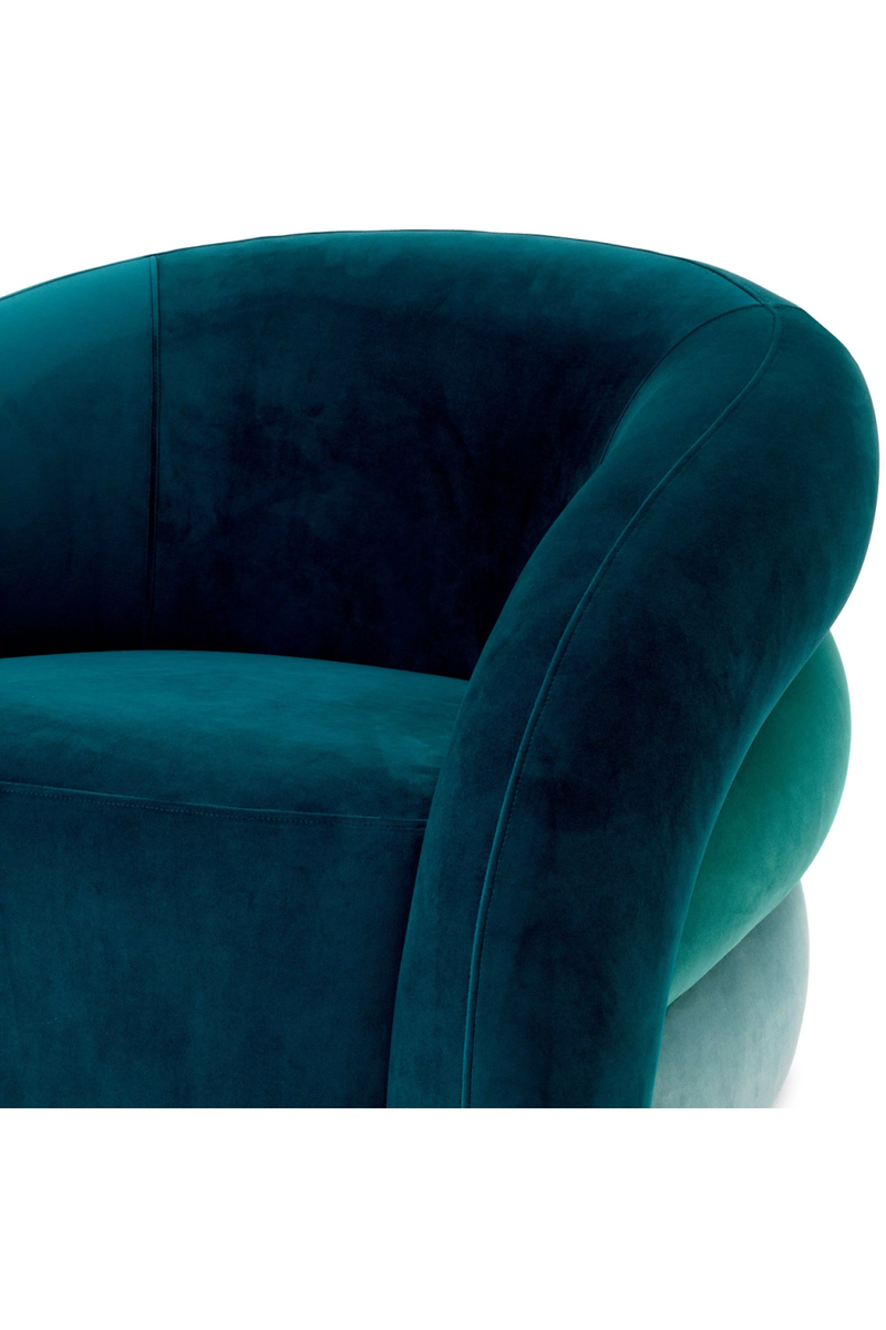 Curved Modern Swivel Armchair | Eichholtz Novelle | Eichholtzmiami.com