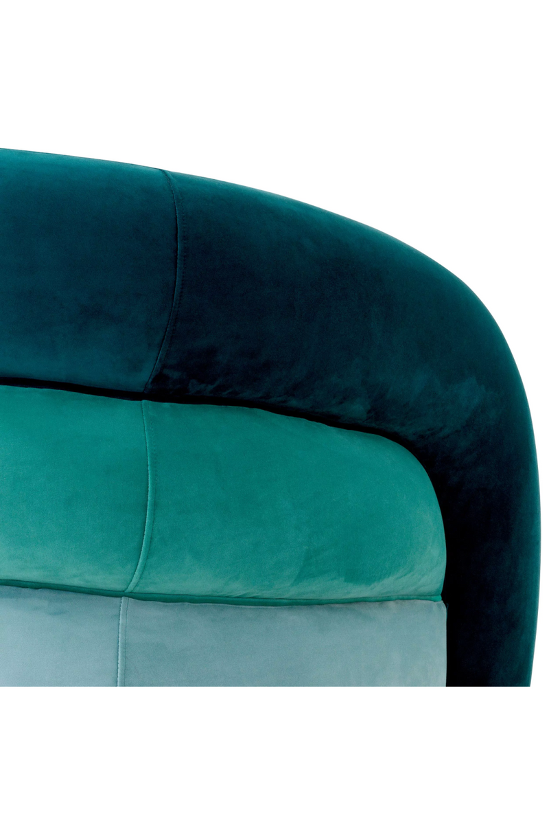 Curved Modern Swivel Armchair | Eichholtz Novelle | Eichholtzmiami.com