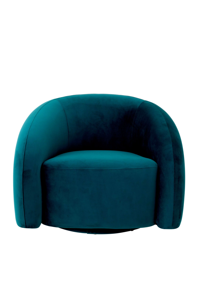 Curved Modern Swivel Armchair | Eichholtz Novelle | Eichholtzmiami.com