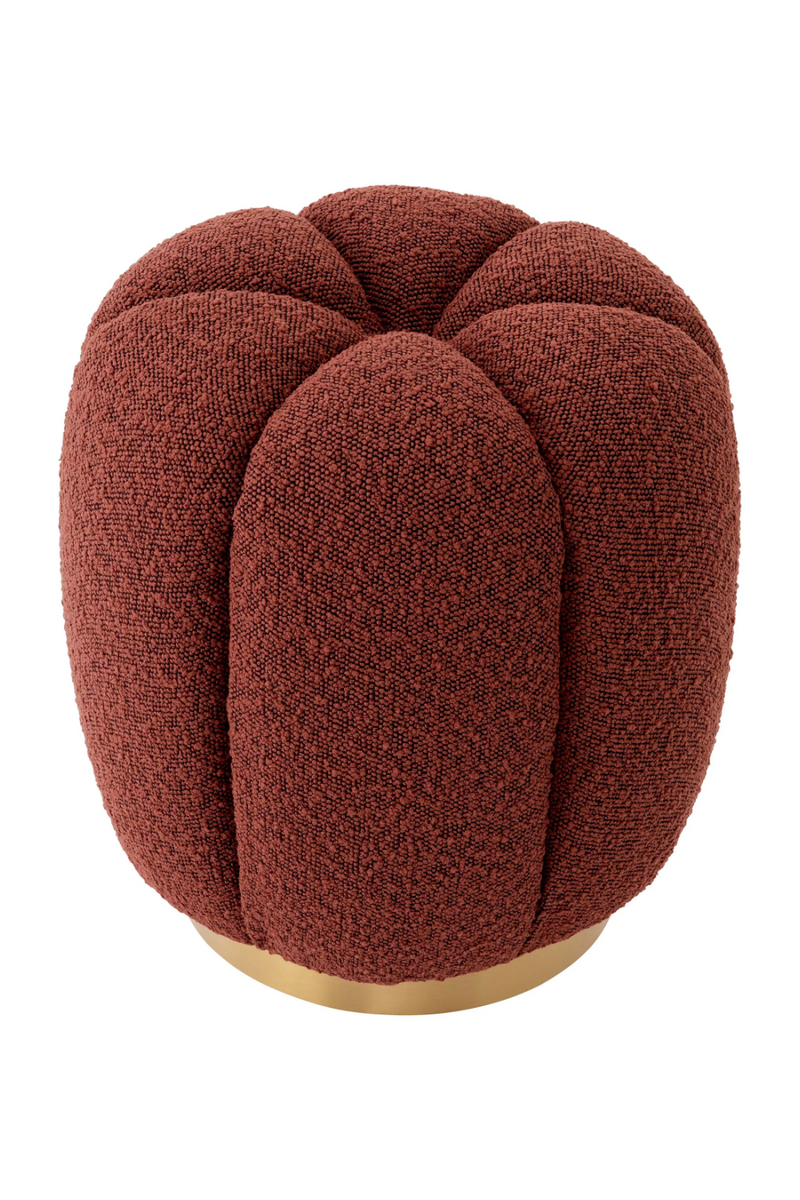 Modern Bouclé Stool | Eichholtz Stool Orchanic | Eichholtzmiami.com