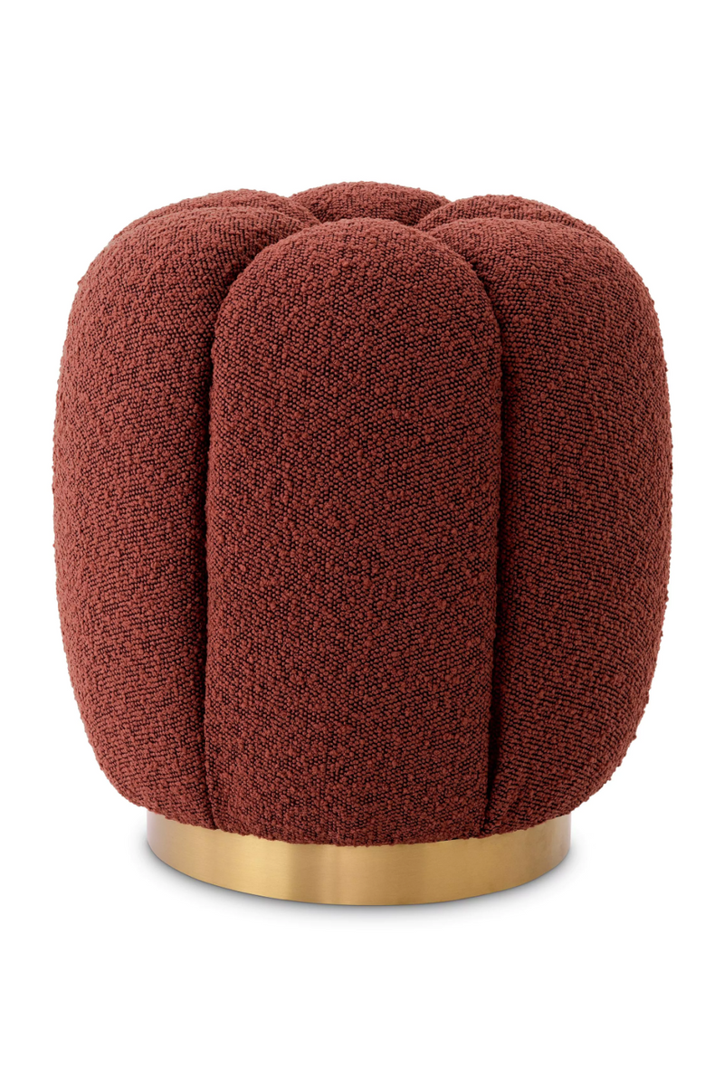 Modern Bouclé Stool | Eichholtz Stool Orchanic | Eichholtzmiami.com