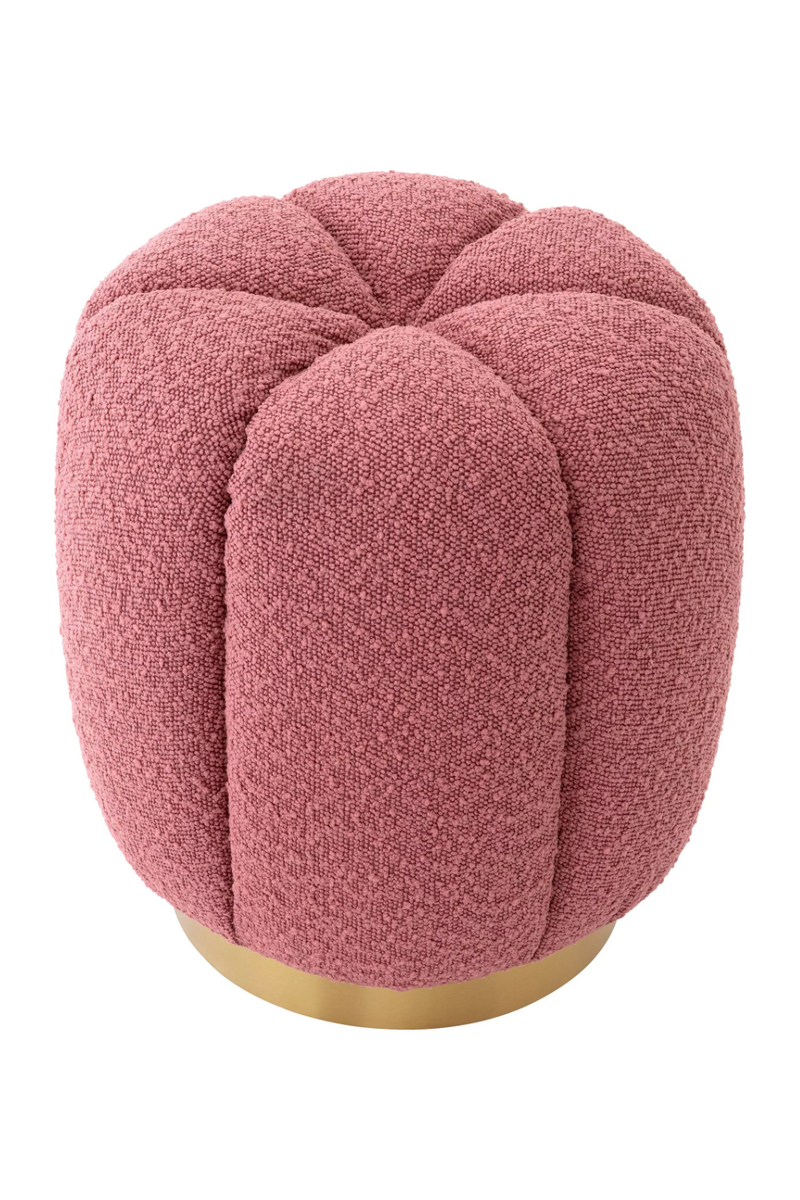 Modern Bouclé Stool | Eichholtz Stool Orchanic | Eichholtzmiami.com