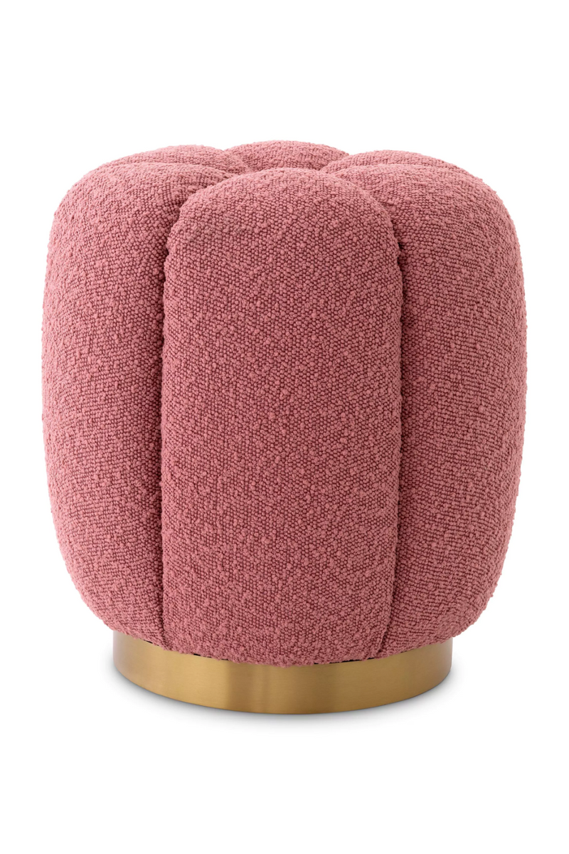 Modern Bouclé Stool | Eichholtz Stool Orchanic | Eichholtzmiami.com