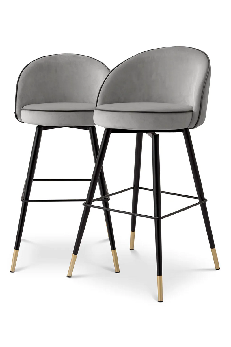 Piped Modern Bar Stools (2) | Eichholtz Cooper | Eichholtzmiami.com
