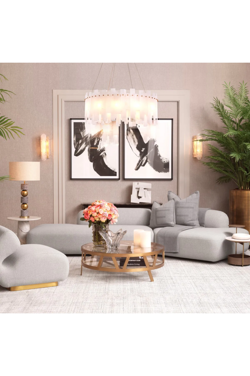 Irregular-Shaped Gray Sofa | Eichholtz Taraval | Eichholtzmiami.com