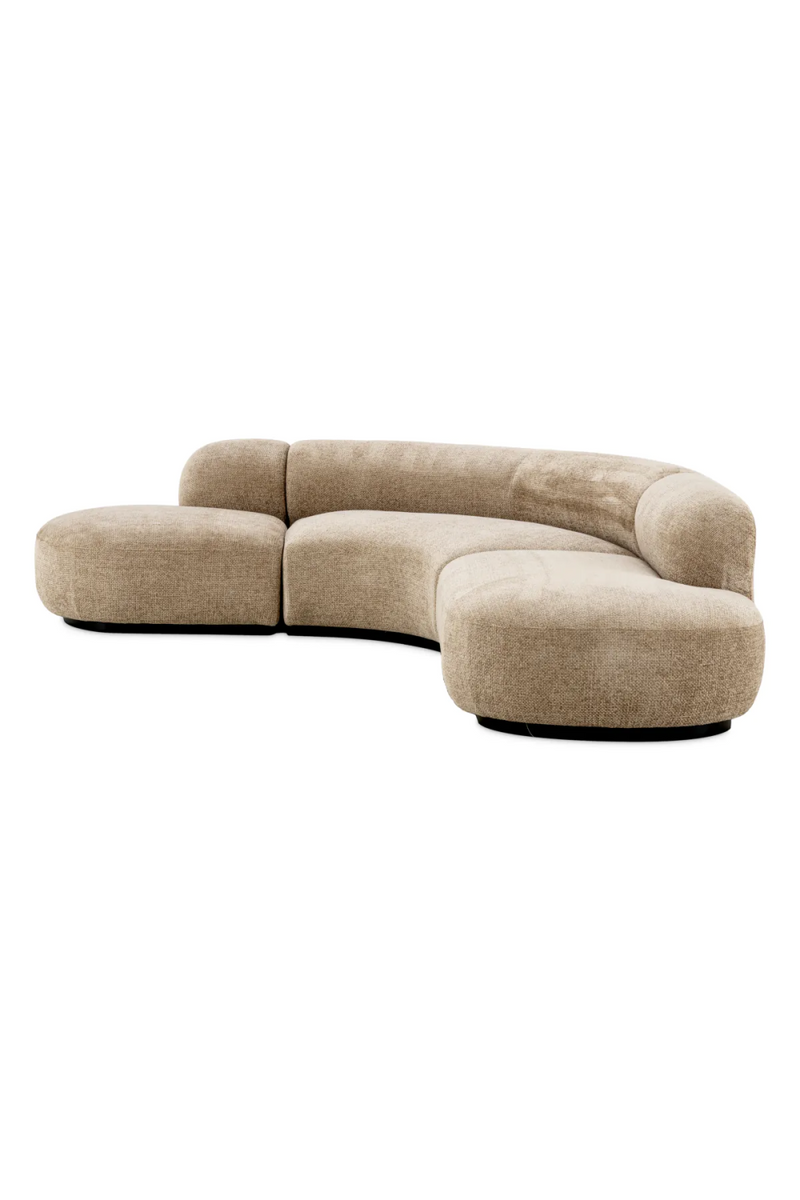 Beige Curved Modern Sofa | Eichholtz Björn | EichholtzMiami.com