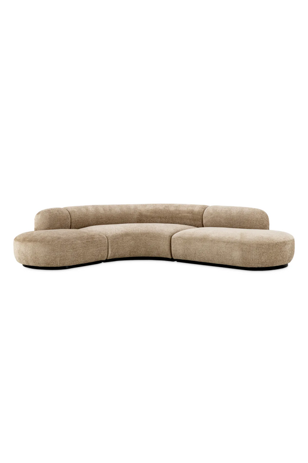 Beige Curved Modern Sofa | Eichholtz Björn | EichholtzMiami.com