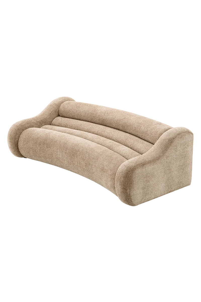 Beige Curved Sofa | Eichholtz Carbone | Eichholtzmiami.com