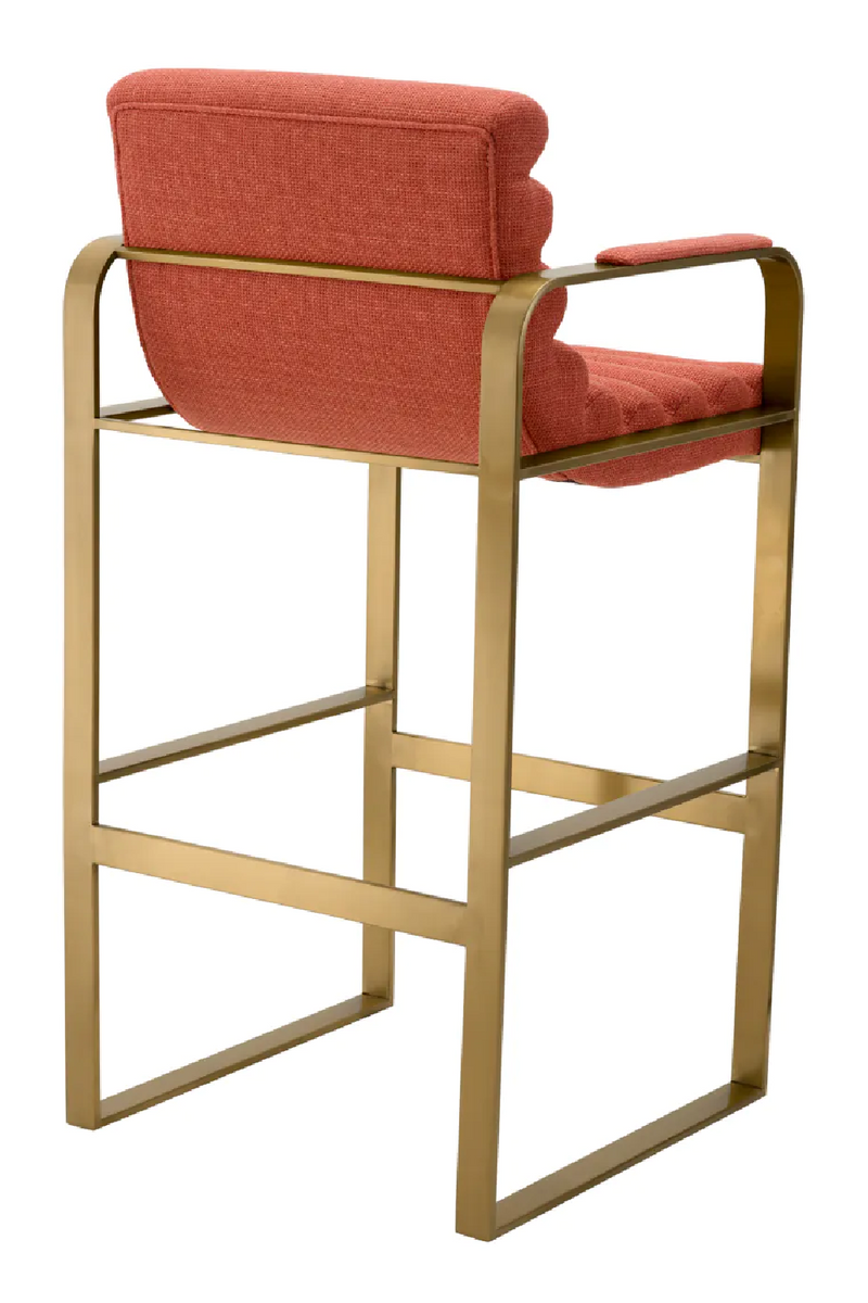 Padded Modern Bar Stool | Eichholtz Olsen | Oroatrade.com