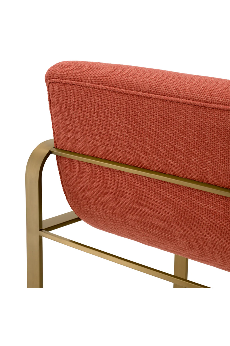 Padded Modern Bar Stool | Eichholtz Olsen | Oroatrade.com