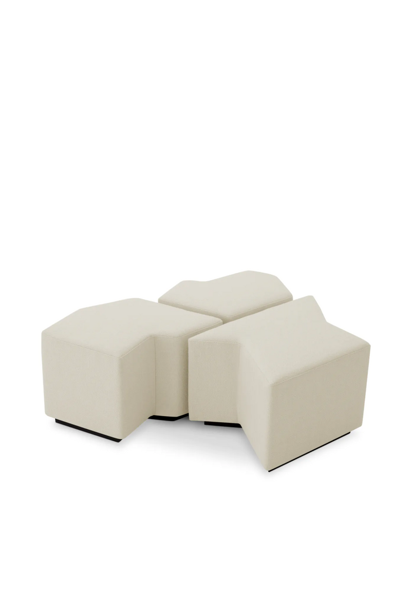 Rêve Cream Stool (set of 3) | Eichholtz Filbert | Eichholtzmiami.com