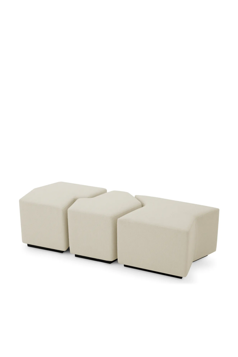 Rêve Cream Stool (set of 3) | Eichholtz Filbert | Eichholtzmiami.com