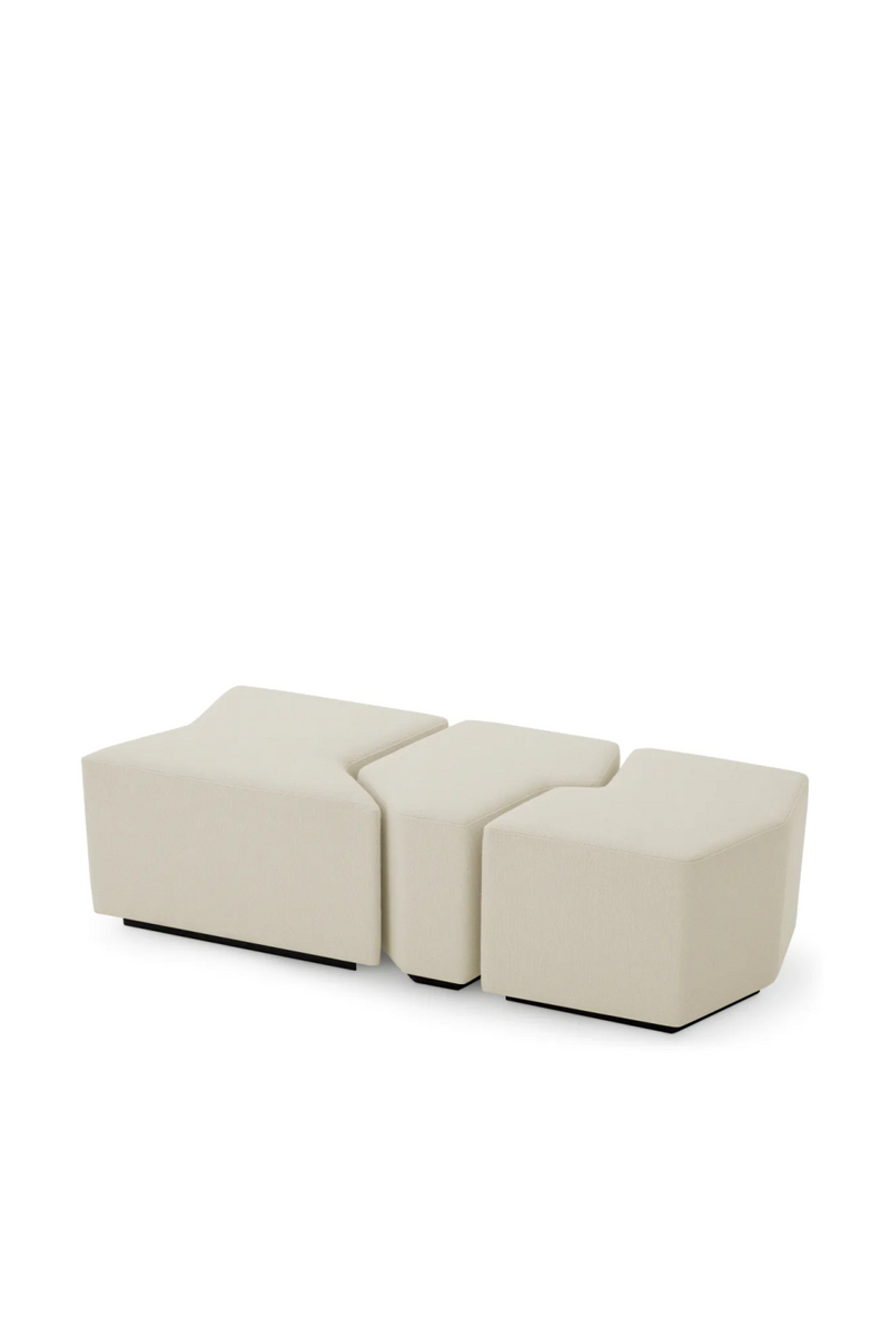 Rêve Cream Stool (set of 3) | Eichholtz Filbert | Eichholtzmiami.com