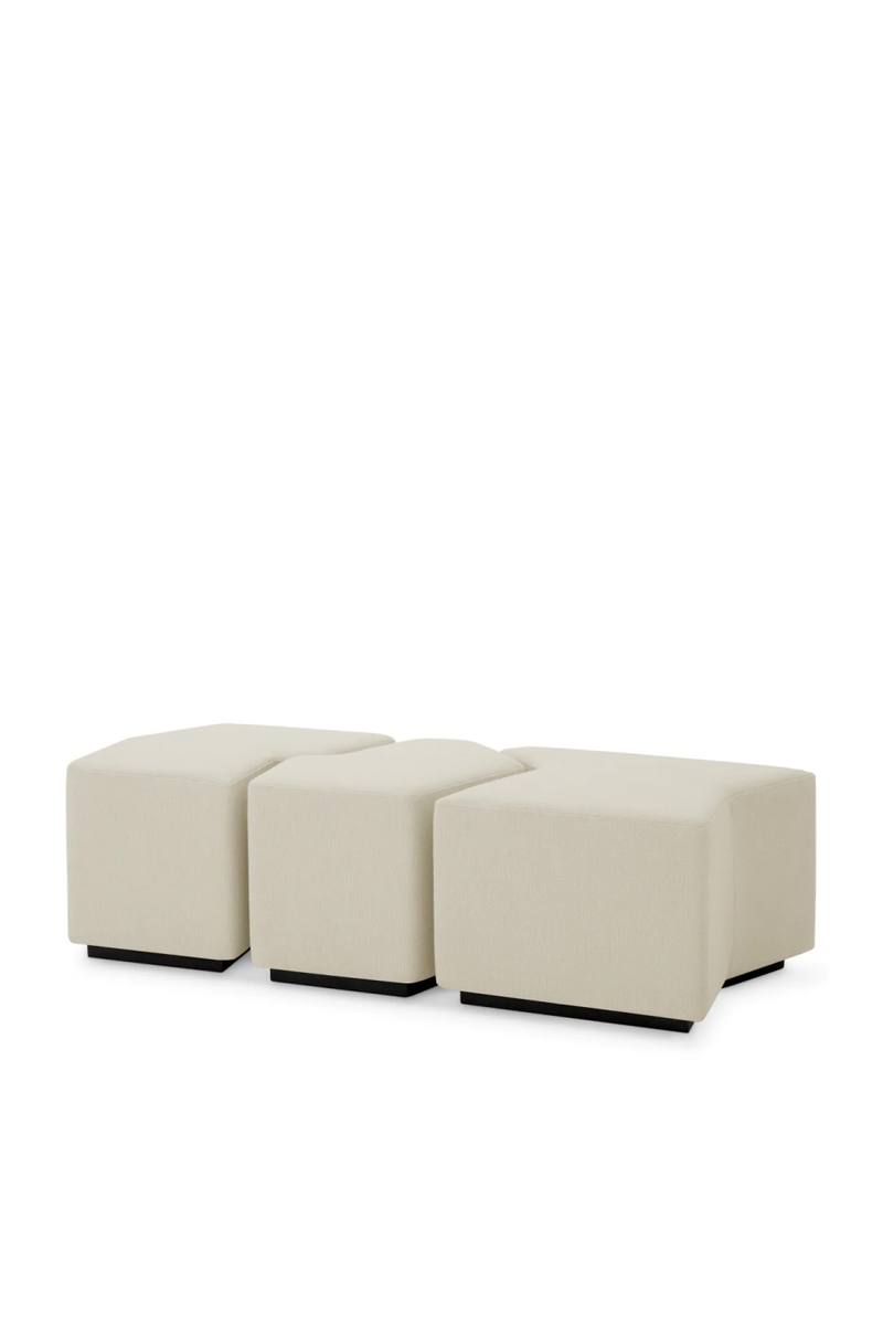 Rêve Cream Stool (set of 3) | Eichholtz Filbert | Eichholtzmiami.com