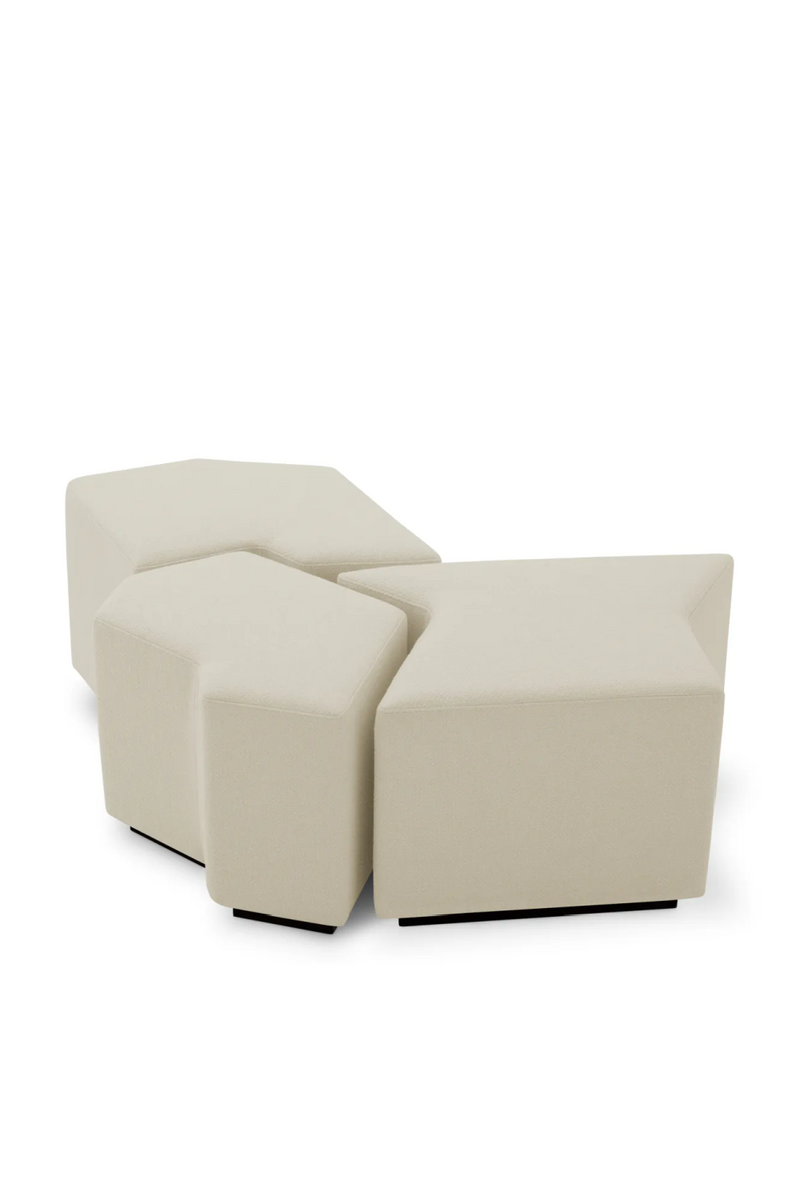 Rêve Cream Stool (set of 3) | Eichholtz Filbert | Eichholtzmiami.com