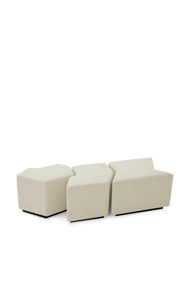 Rêve Cream Stool (set of 3) | Eichholtz Filbert | Eichholtzmiami.com