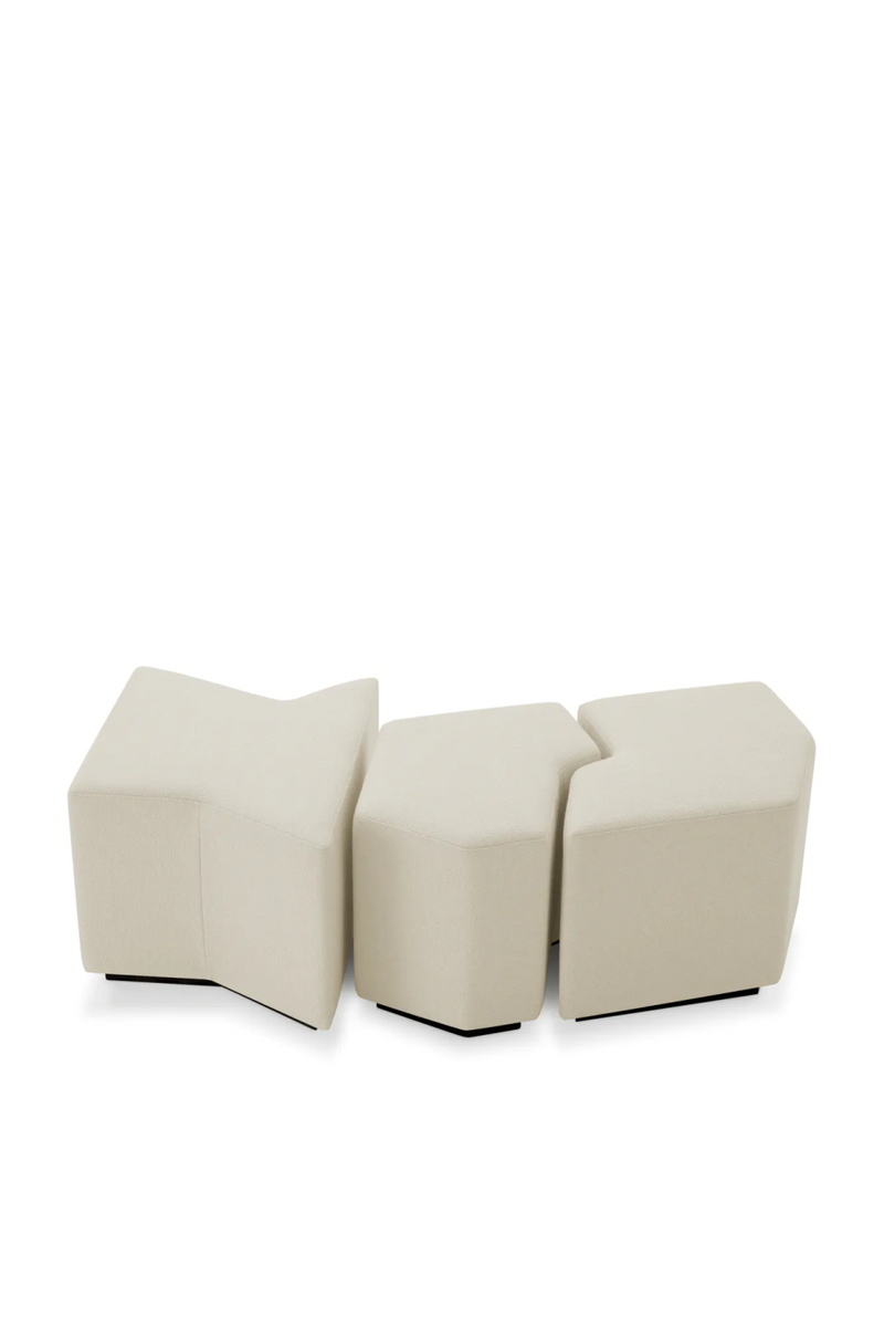 Rêve Cream Stool (set of 3) | Eichholtz Filbert | Eichholtzmiami.com