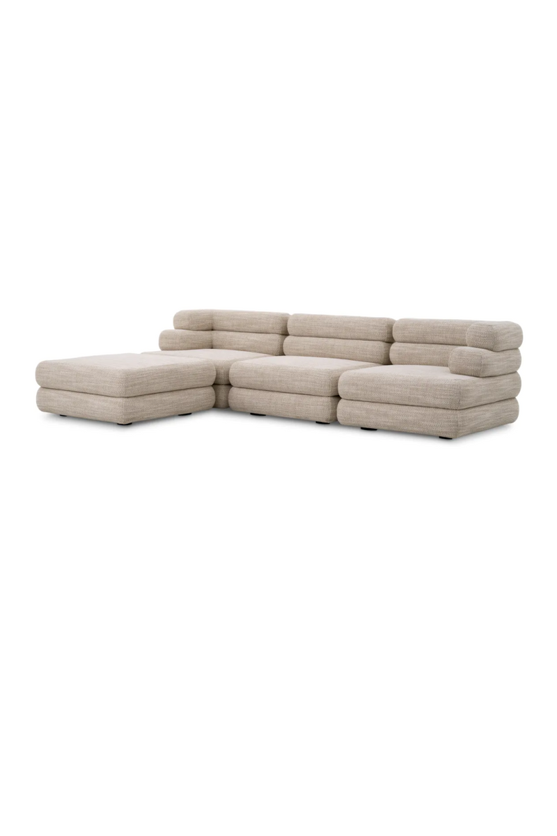 Beige Tiered Modular Sofa | Eichholtz Malaga | Eichholtzmiami.com