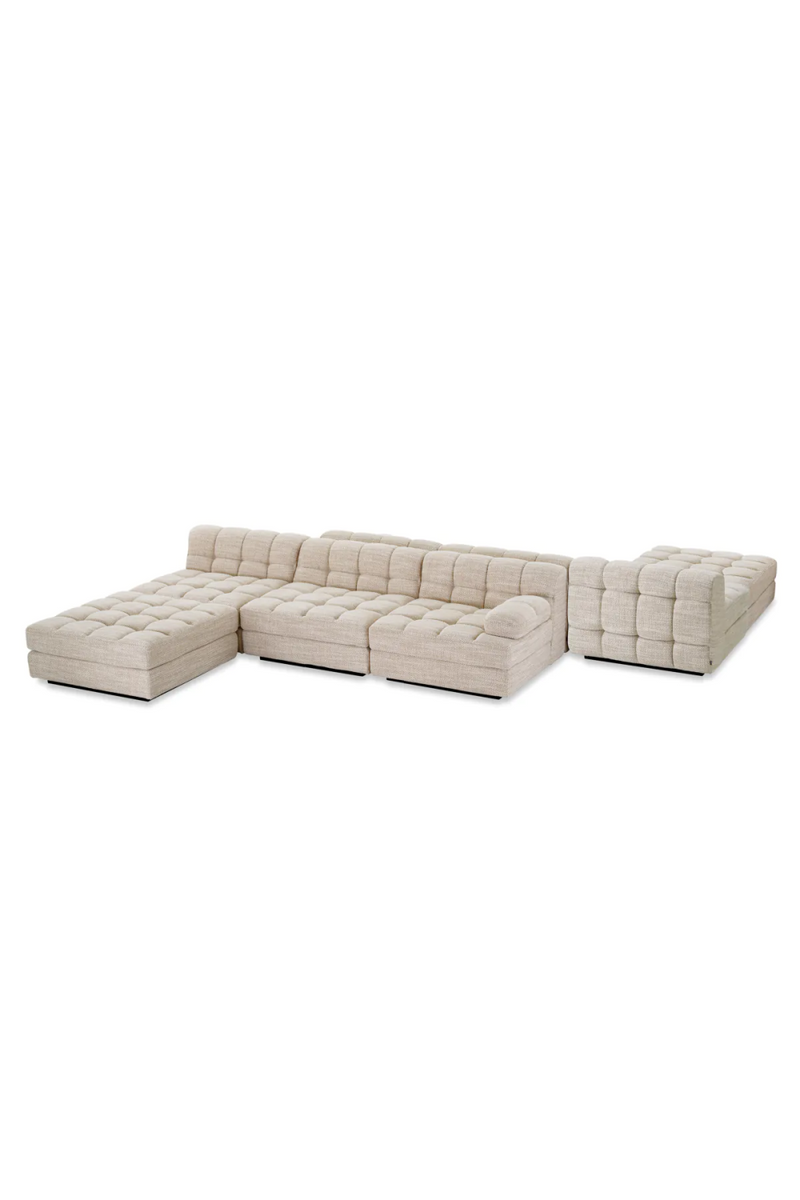 Beige Channeled Sofa | Eichholtz Dean | Oroatrade.com