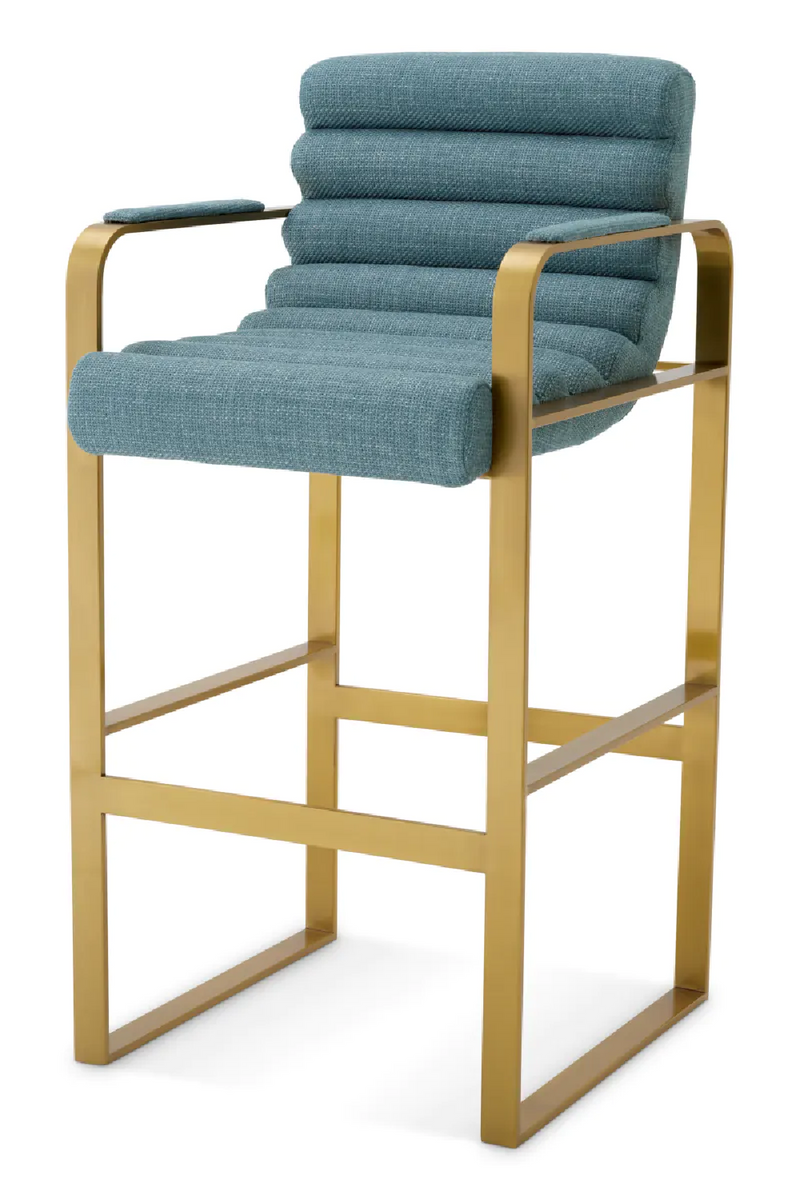 Padded Modern Bar Stool | Eichholtz Olsen | Oroatrade.com