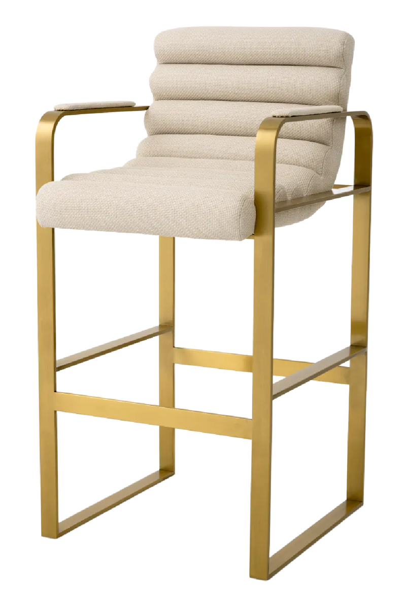 Padded Modern Bar Stool | Eichholtz Olsen | Oroatrade.com