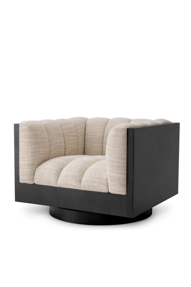 Cream Barrel Swivel Chair | Eichholtz Davide | Eichholtzmiami.com