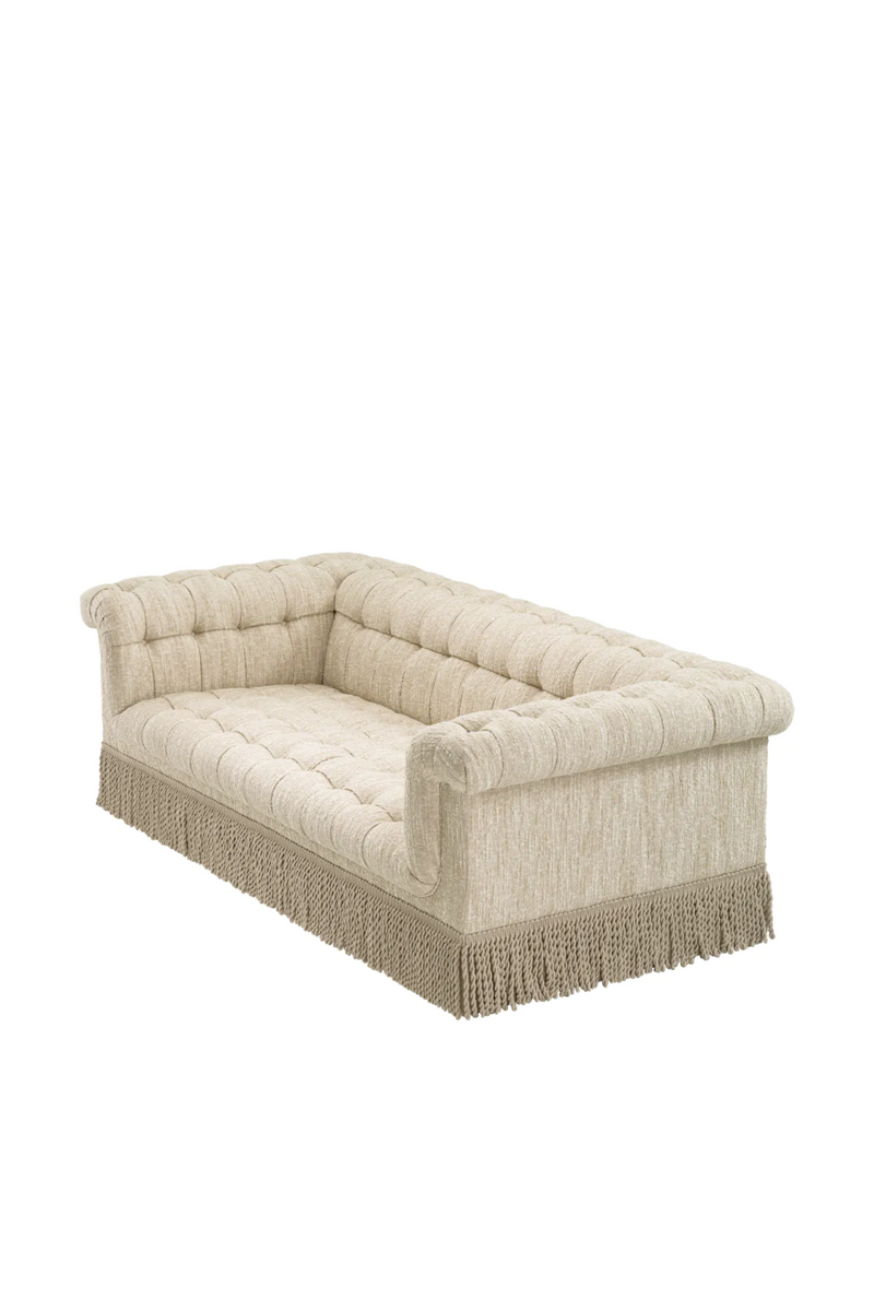 Cream Boucle Tufted Fringe Sofa | Eichholtz Dorantes | Eichholtzmiami.com